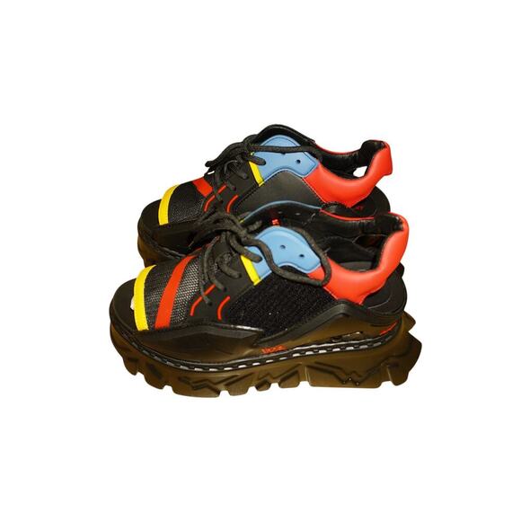 Anthony Wang Goose Berry 01 Black Multicolor Chunky Sneakers Sizes 8, 8.5, 9 - Picture 5 of 9